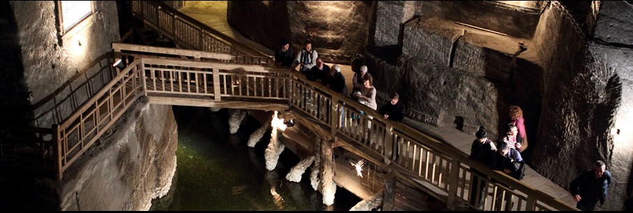 Mine de sel de Wieliczka de l'UNESCO très visitée