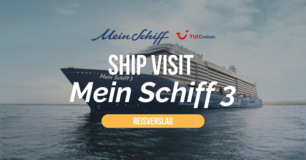 Scheepsbezoek Mein Schiff 3 in Zeebrugge