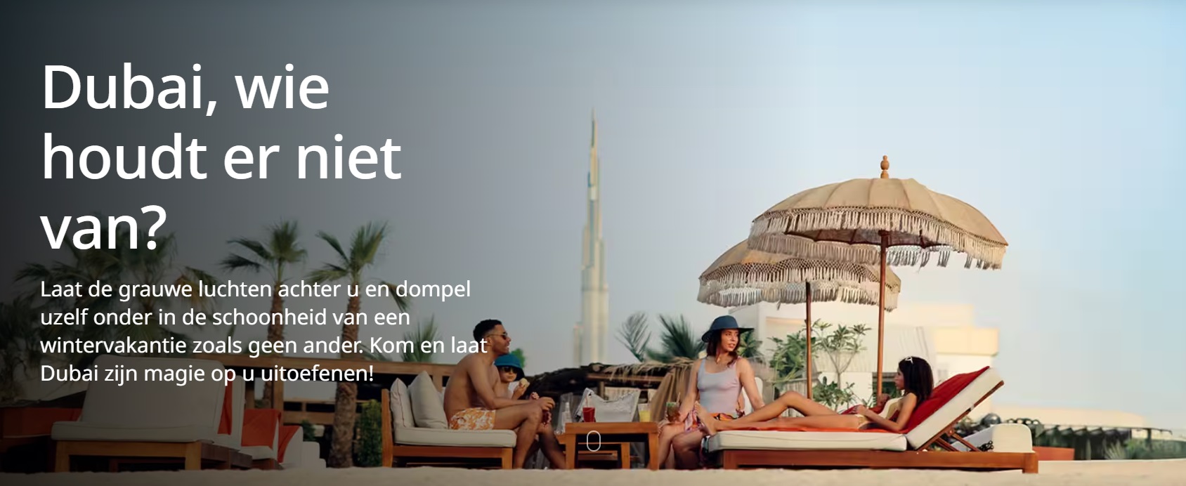 Beleef de winter in Dubai