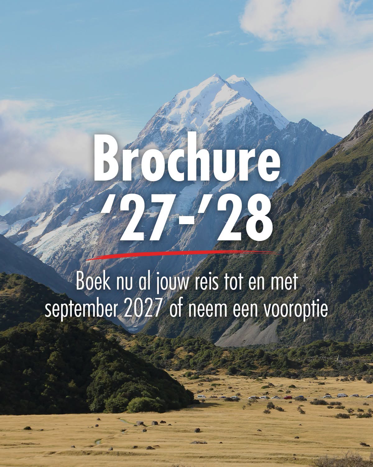 Boek nu al tem september '27 of neem een vooroptie