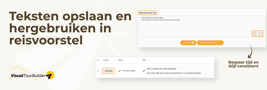 Hergebruik teksten en bespaar tijd