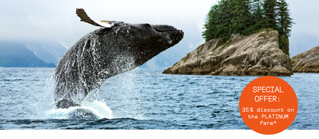 Promo 35% korting expeditie Otaru - Seward