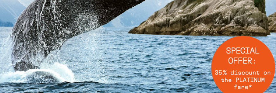 Promo 35% korting expeditie Otaru - Seward