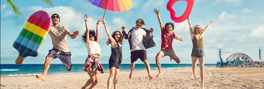 Zonnige vakantiesfeer op Brussels Airport