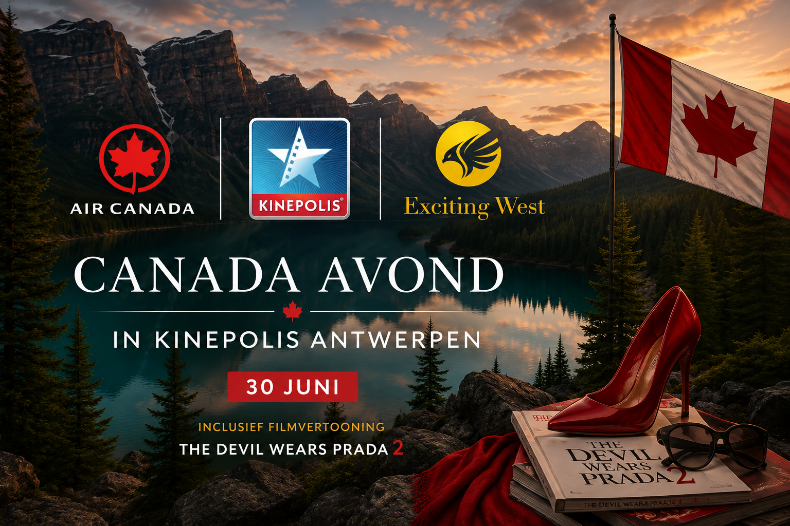 Air Canada en Exciting West nodigen uit