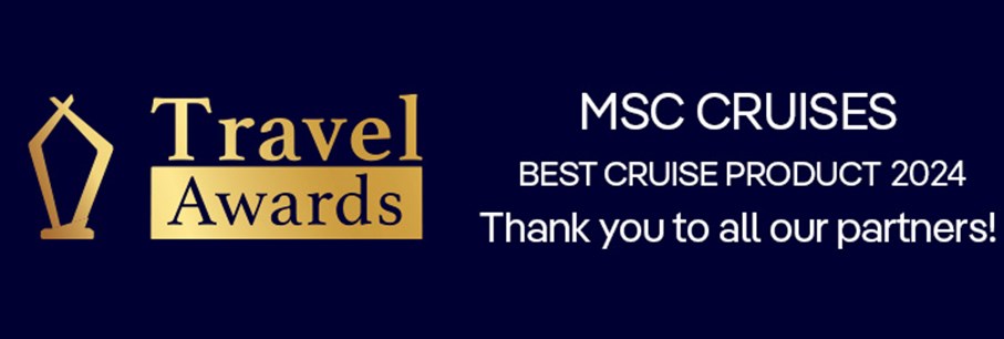 MSC Cruises aux Travel Awards 2024