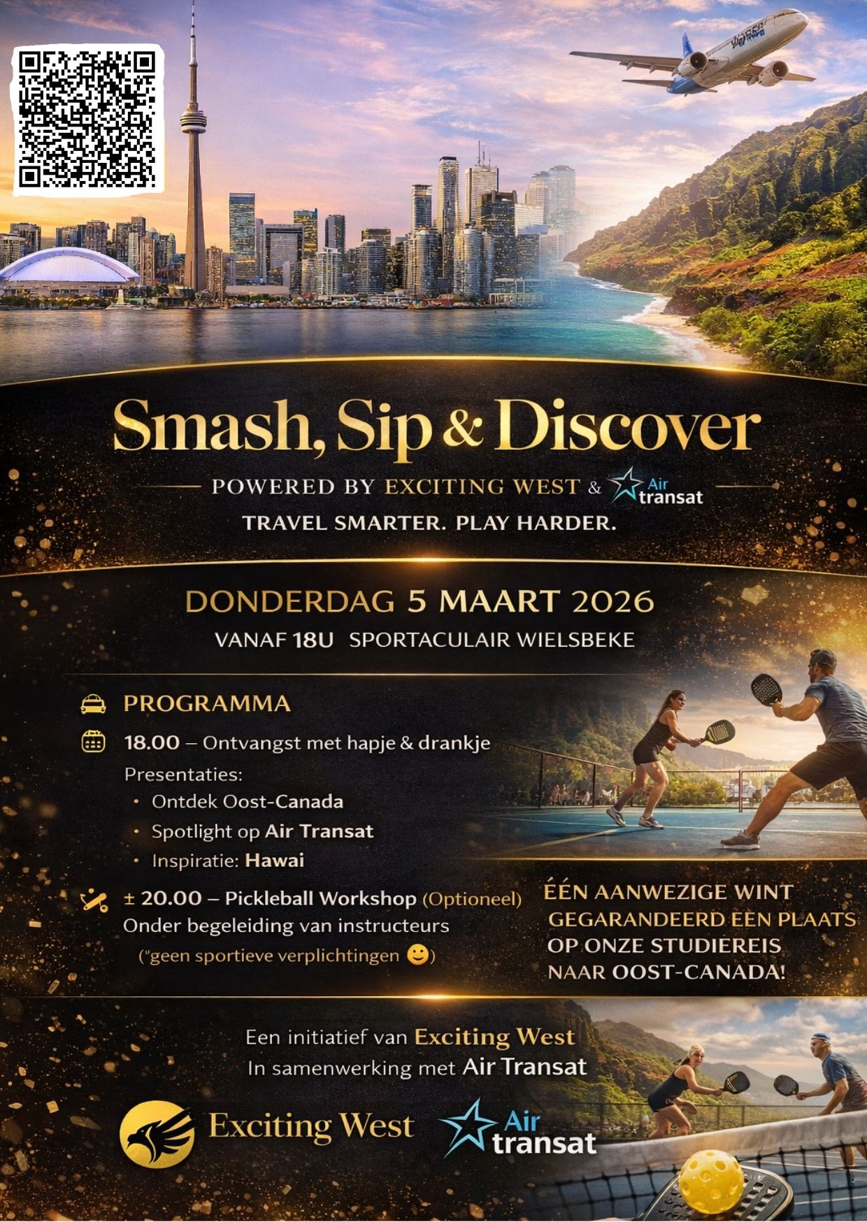Uitnodiging Smash, Sip & Discover op 05 maart 2026