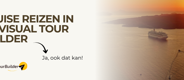 Cruise reizen in de Visual Tour Builder