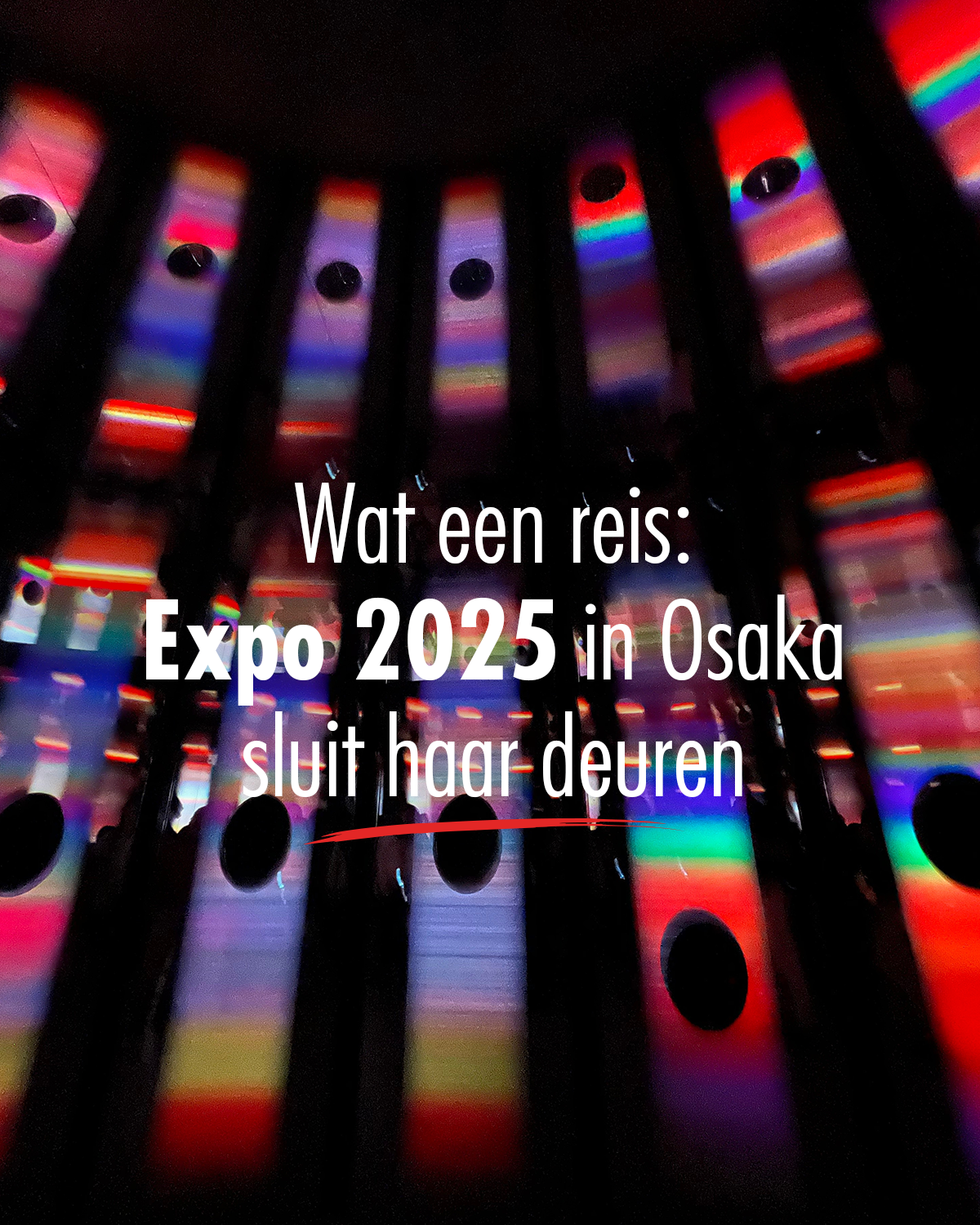 De wereldexpo in Osaka is ten einde gekomen