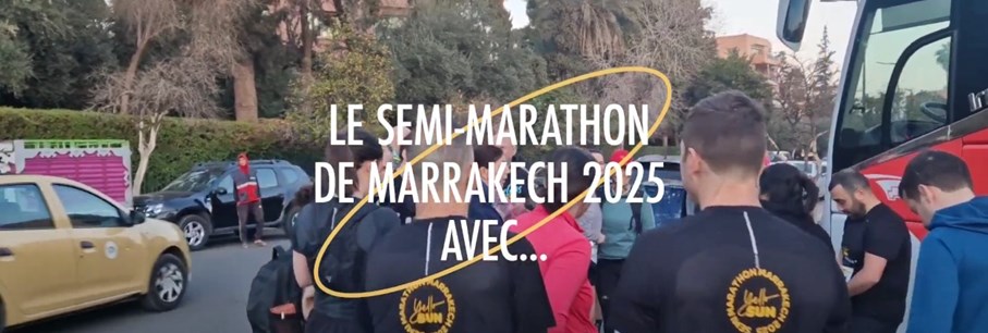 Le semi-marathon de Marrakech 2025 avec YelloSun