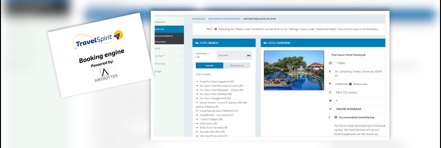 TravelSpirit Lanceert Geïntegreerde Booking Engine
