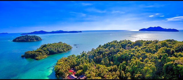 De Oostkust Van Thailand