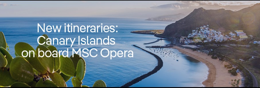 MSC Opera: koers naar de Canarische Eilanden!