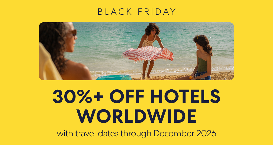 Black Friday: Hotels met 30%+ Korting