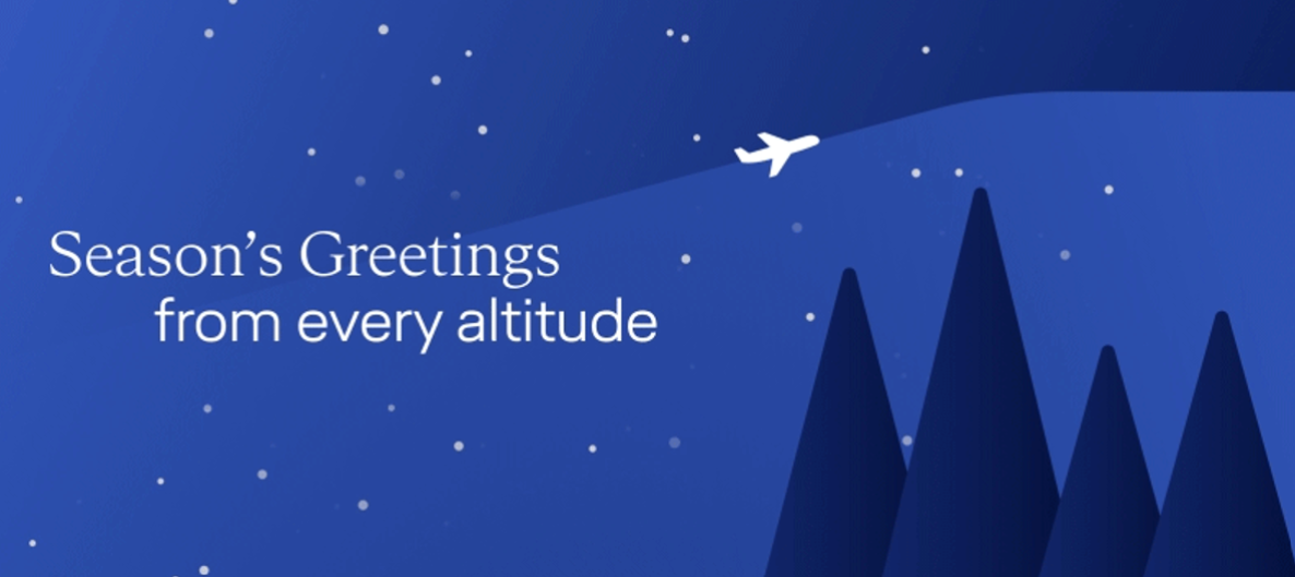 Season's Greetings from every altitude