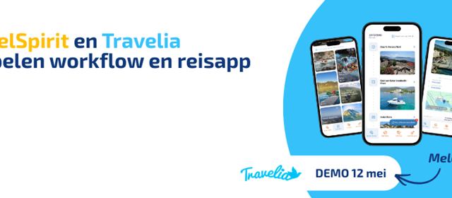 Koppeling van TravelSpirit met de Travelia reisapp