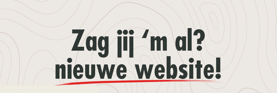 Nieuwe website