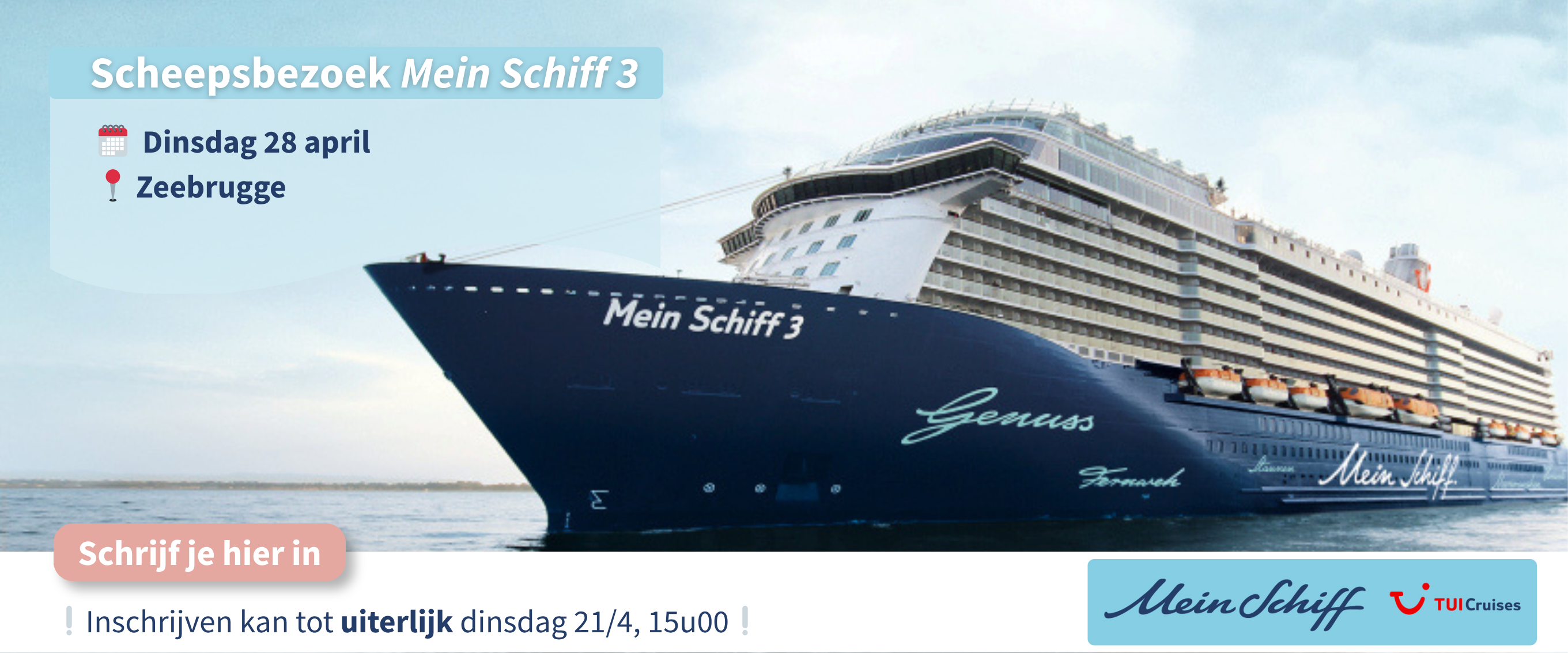 Exclusief scheepsbezoek Mein Schiff 3