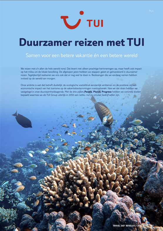 Duurzamer reizen met TUI
