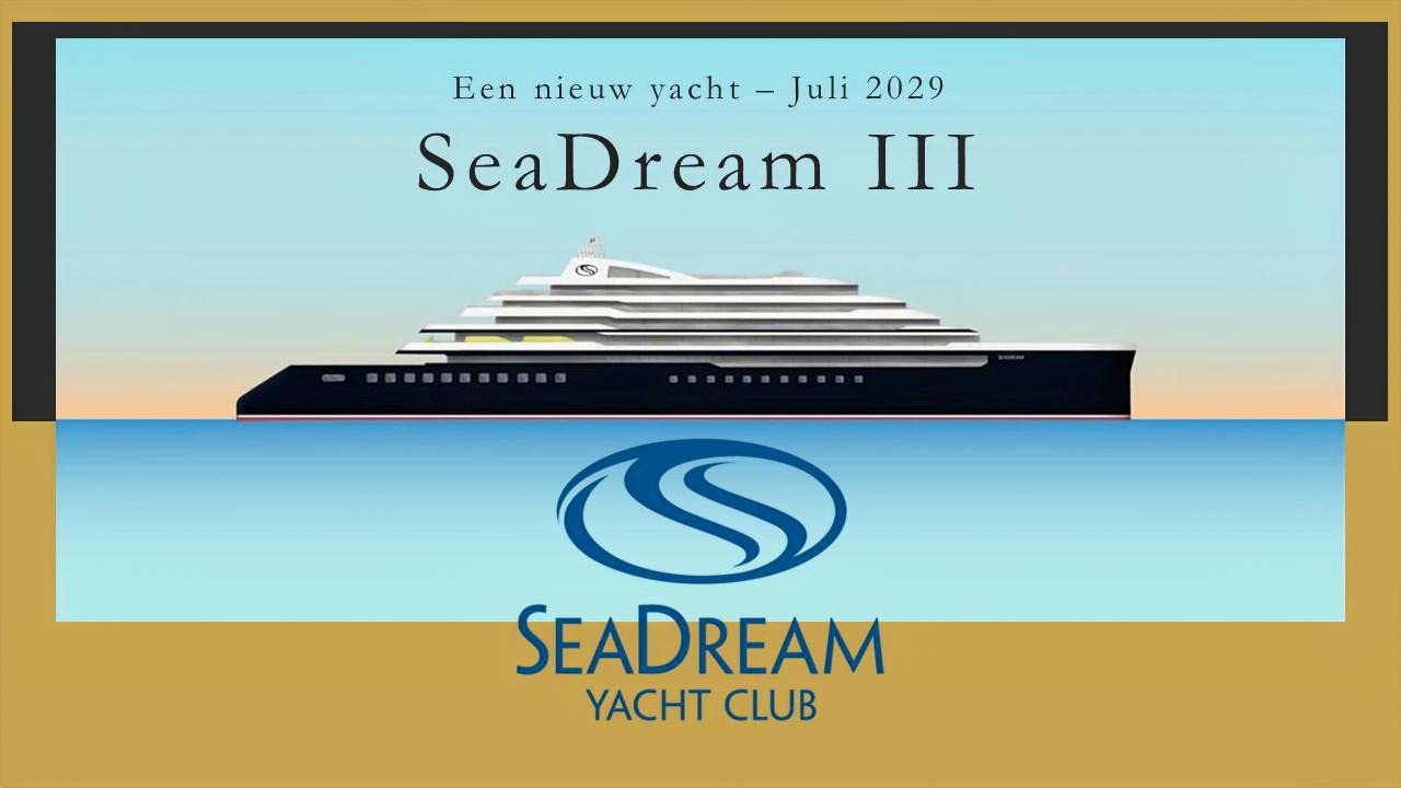 En dan nu... een nieuw yacht