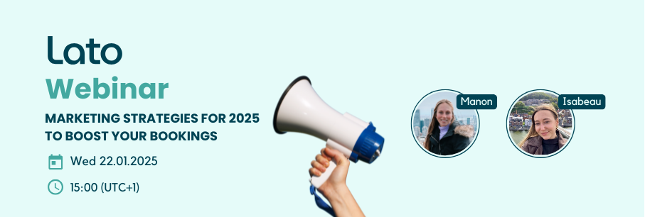 Webinar: marketingtips voor meer boekingen in 2025