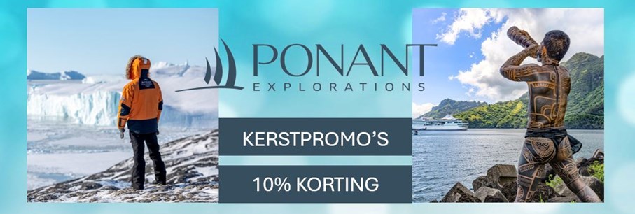 PONANT Kerstpromo's