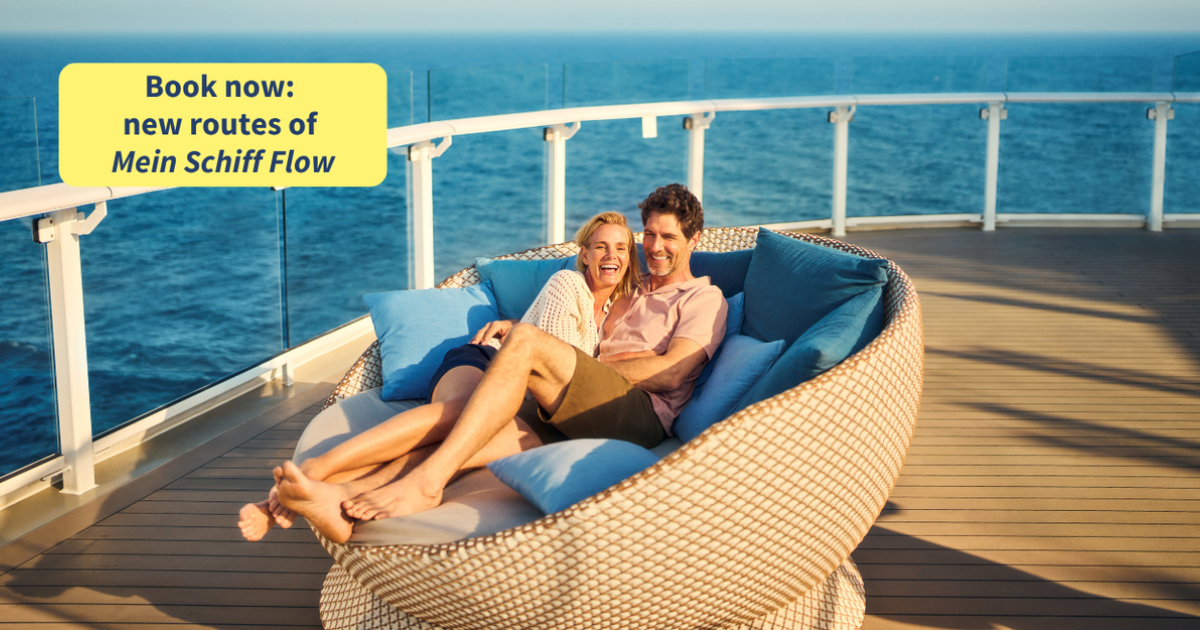 Nieuwe routes winter 2026/27 Mein Schiff Flow
