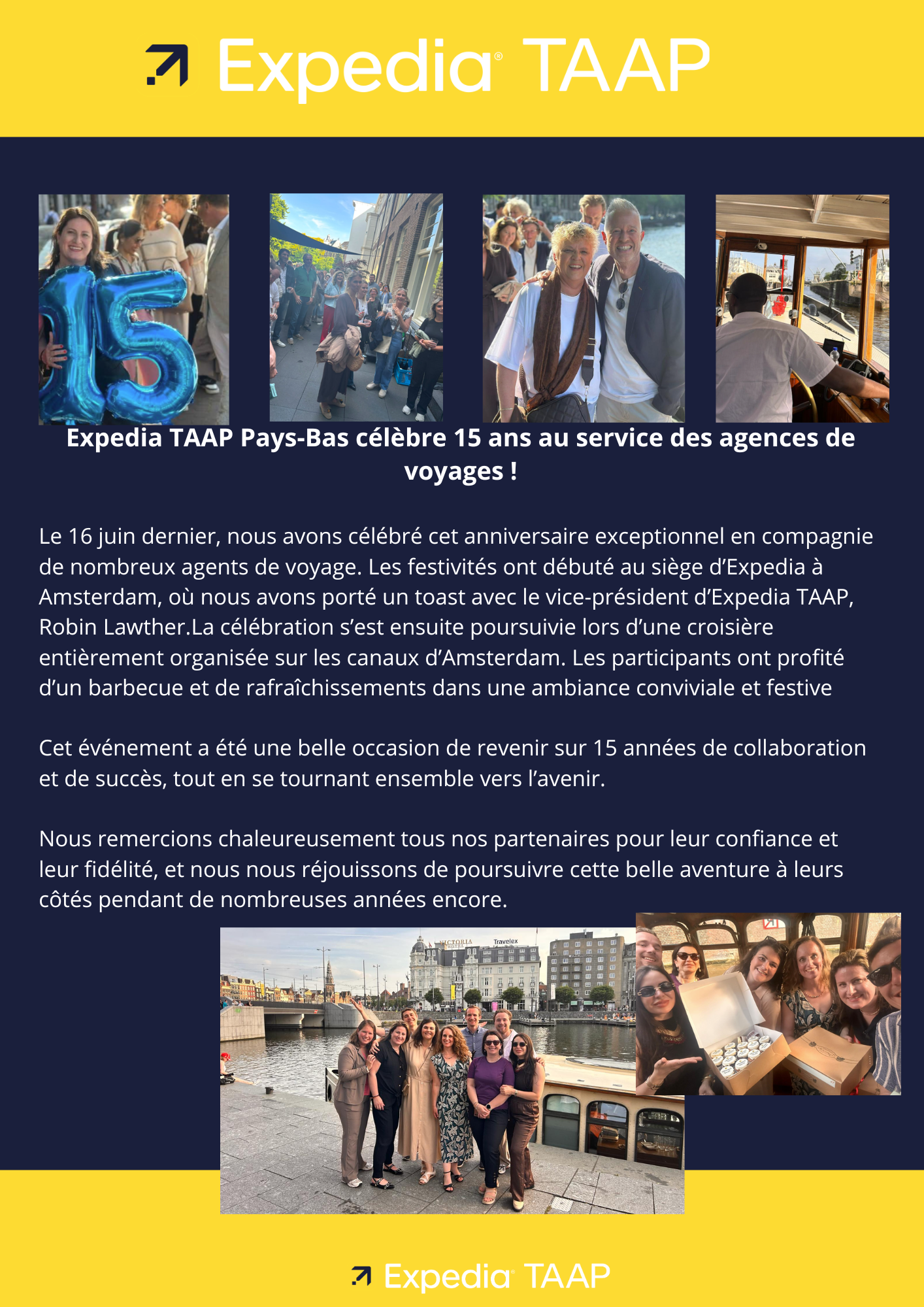 Expedia TAAP viert 15 jaar in Nederland