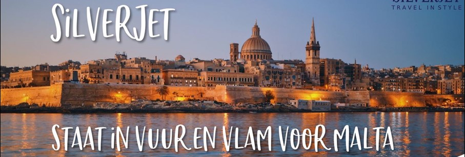 Silverjet staat in vuur en vlam voor Malta