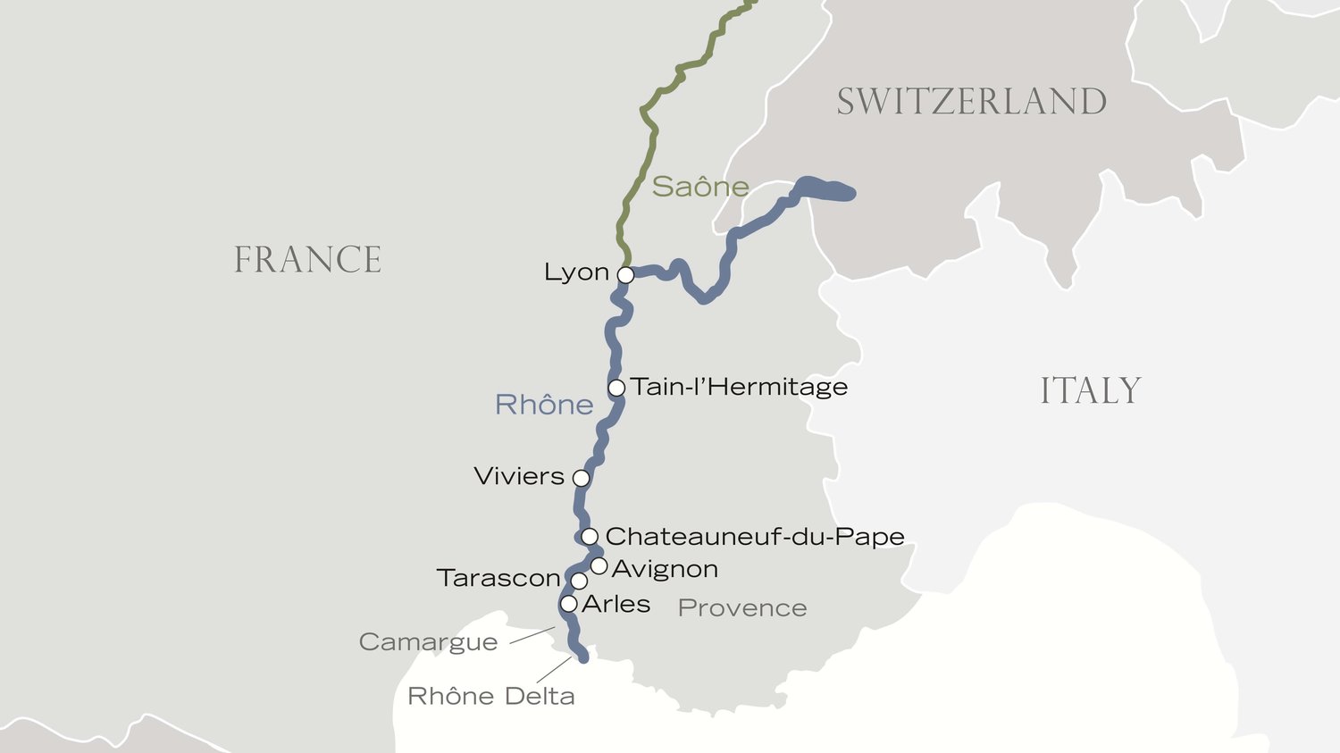Lavande et luxe sur le Rhône