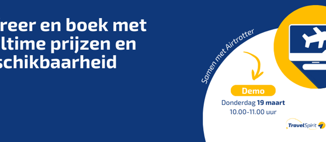 DEMO: Offreer en boek met realtime prijzen