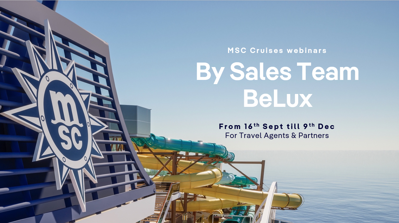 Webinaires pour les agents de voyage BeLux !