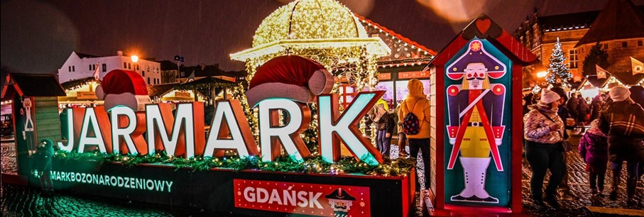 Kerstmarkt in Gdańsk