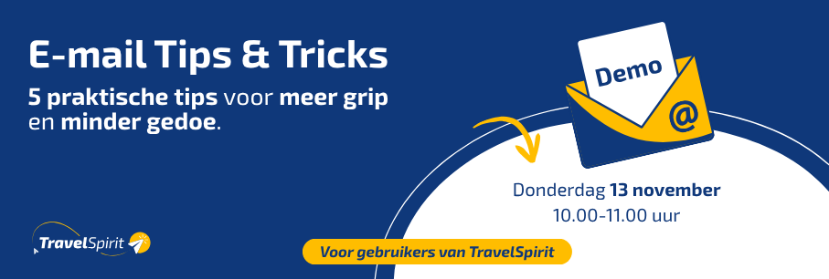 Slimmer mailen in TravelSpirit: 5 praktische tips