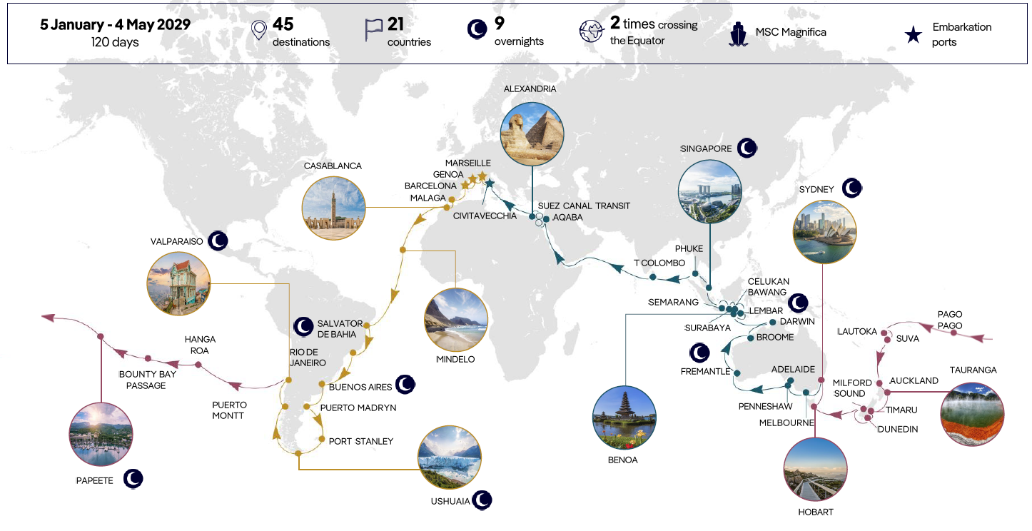 2029 MSC World Cruise