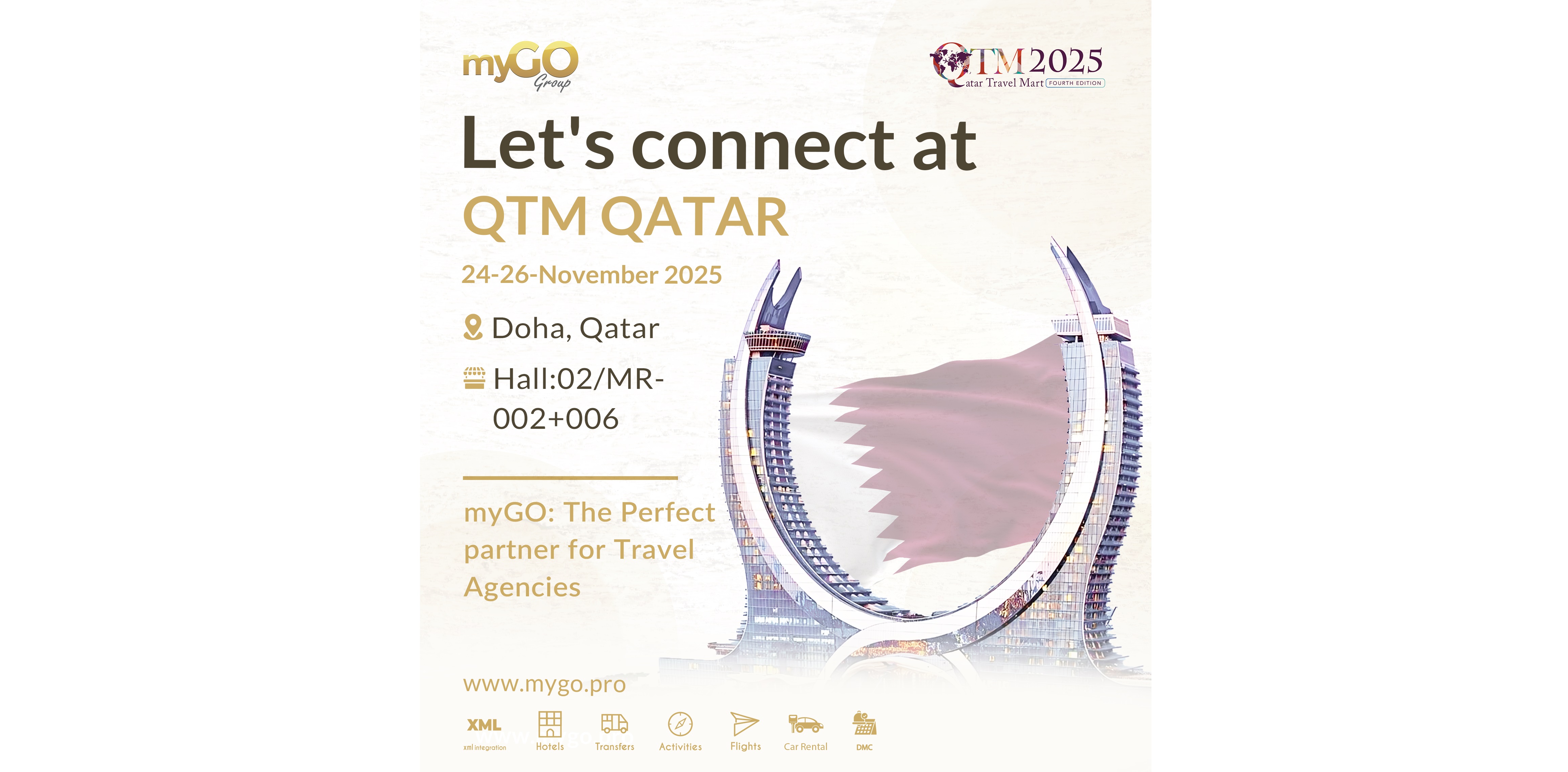 myGO Group aanwezig op QTM Qatar 2025