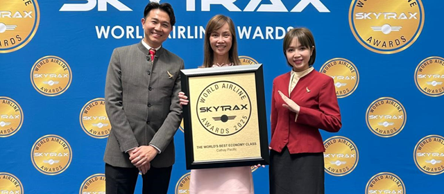 Cathay Pacific distinguée lors des Skytrax-awards