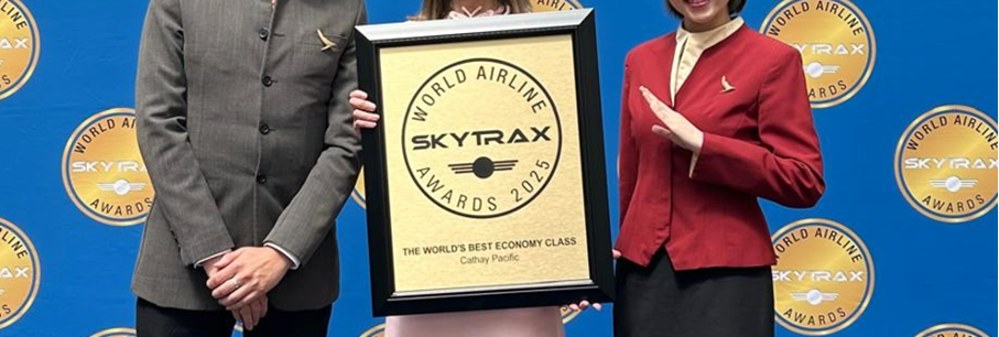 Cathay Pacific in de prijzen bij Skytrax-awards