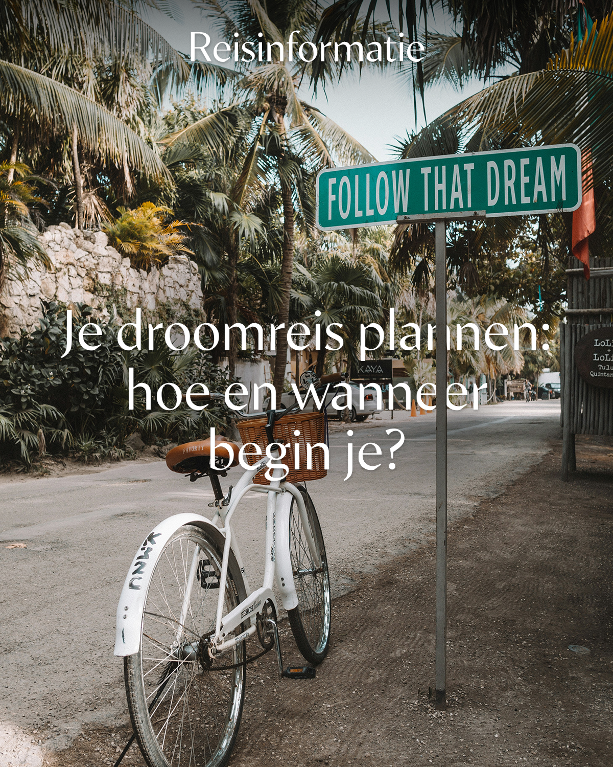 Je reis plannen: hoe en wanneer begin je?