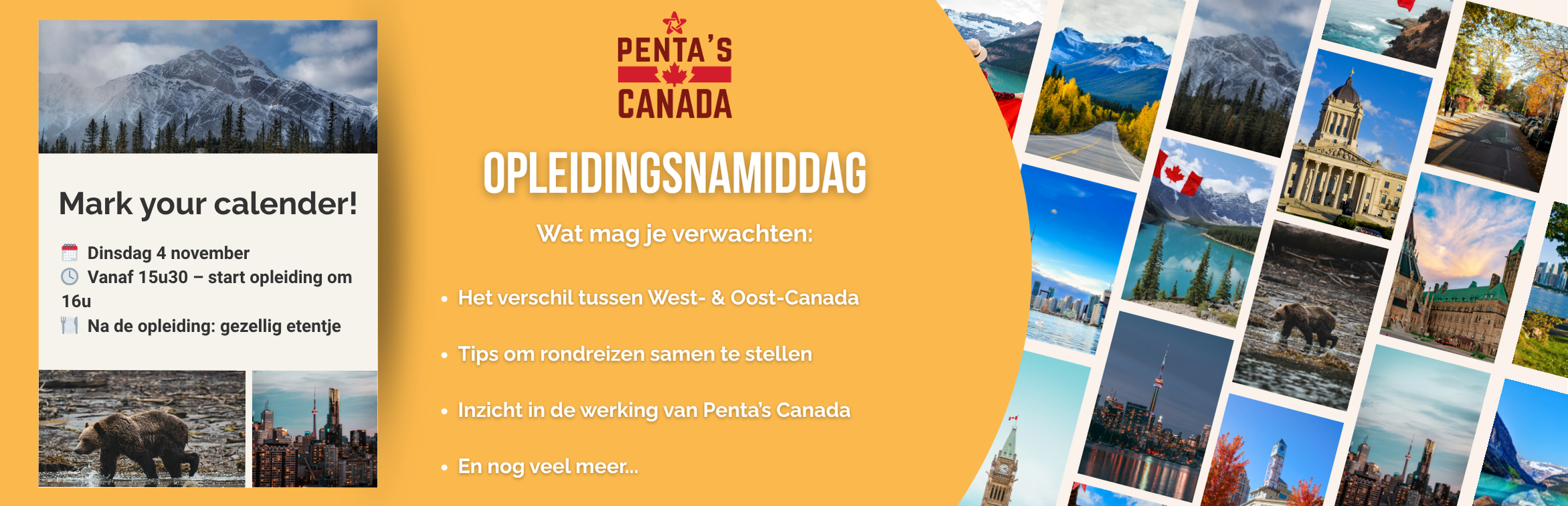 Opleidingsnamiddag bij Penta’s Canada