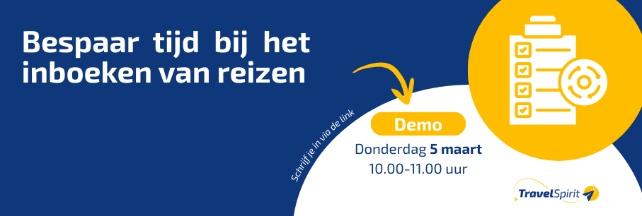 Bespaar tijd bij het inboeken van reizen