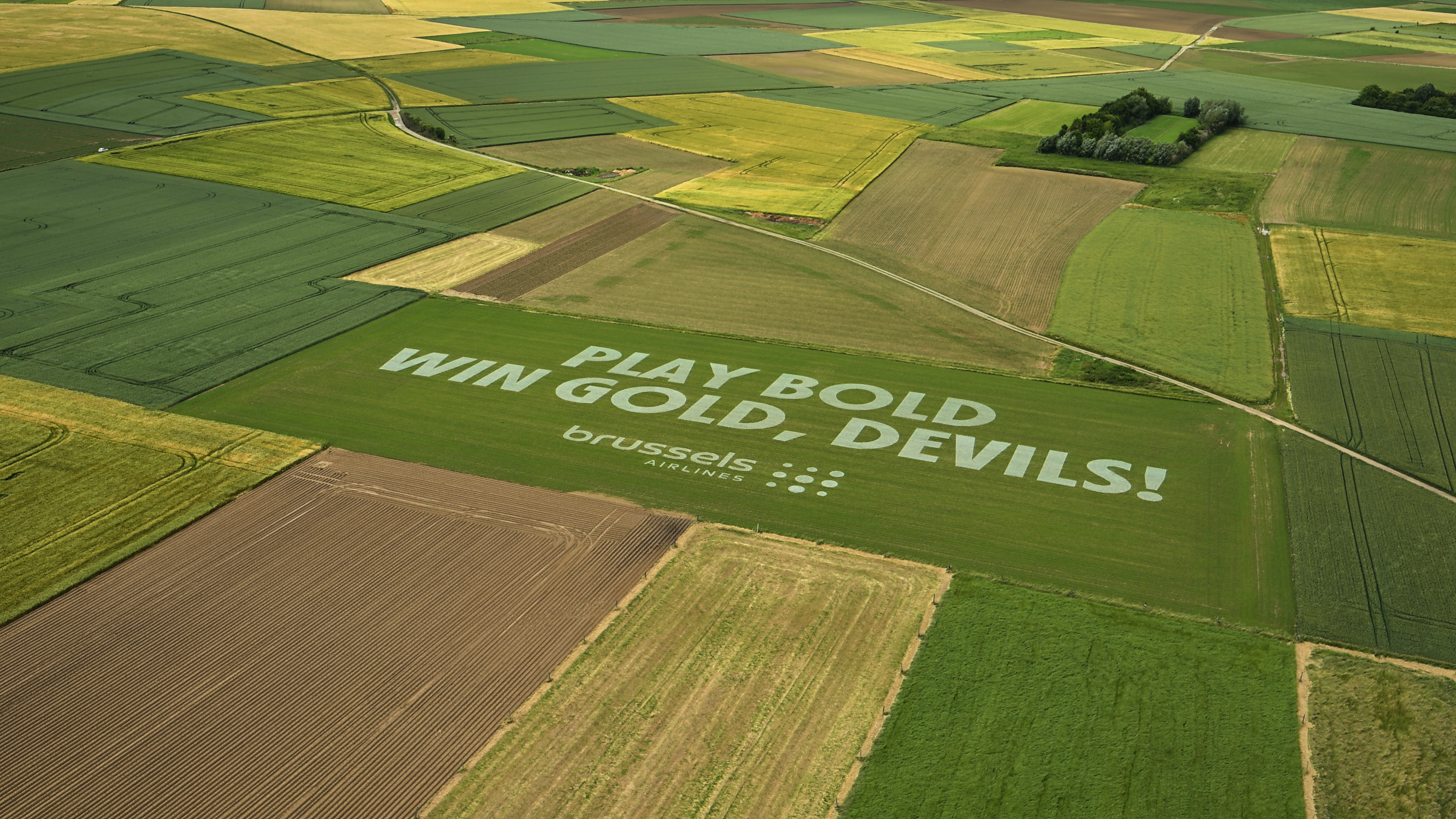 Support for the Belgian Red Devils