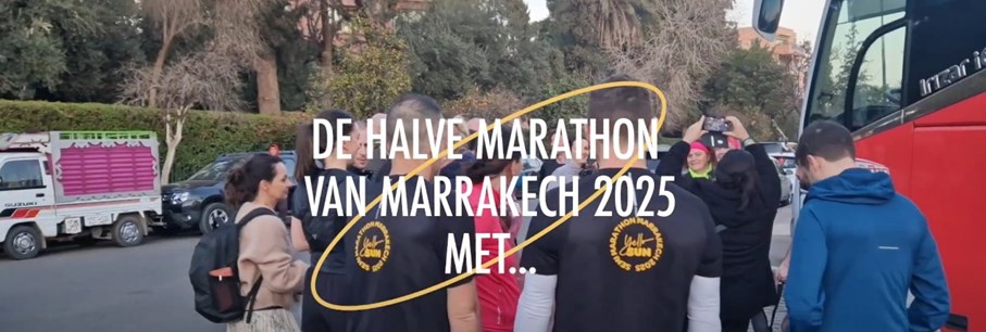 De halve marathon van Marrakech 2025 met YelloSun