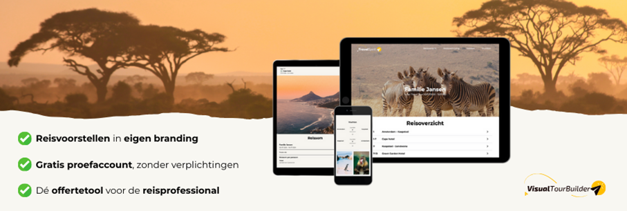 Visual Tour Builder groeit in de reisbranche